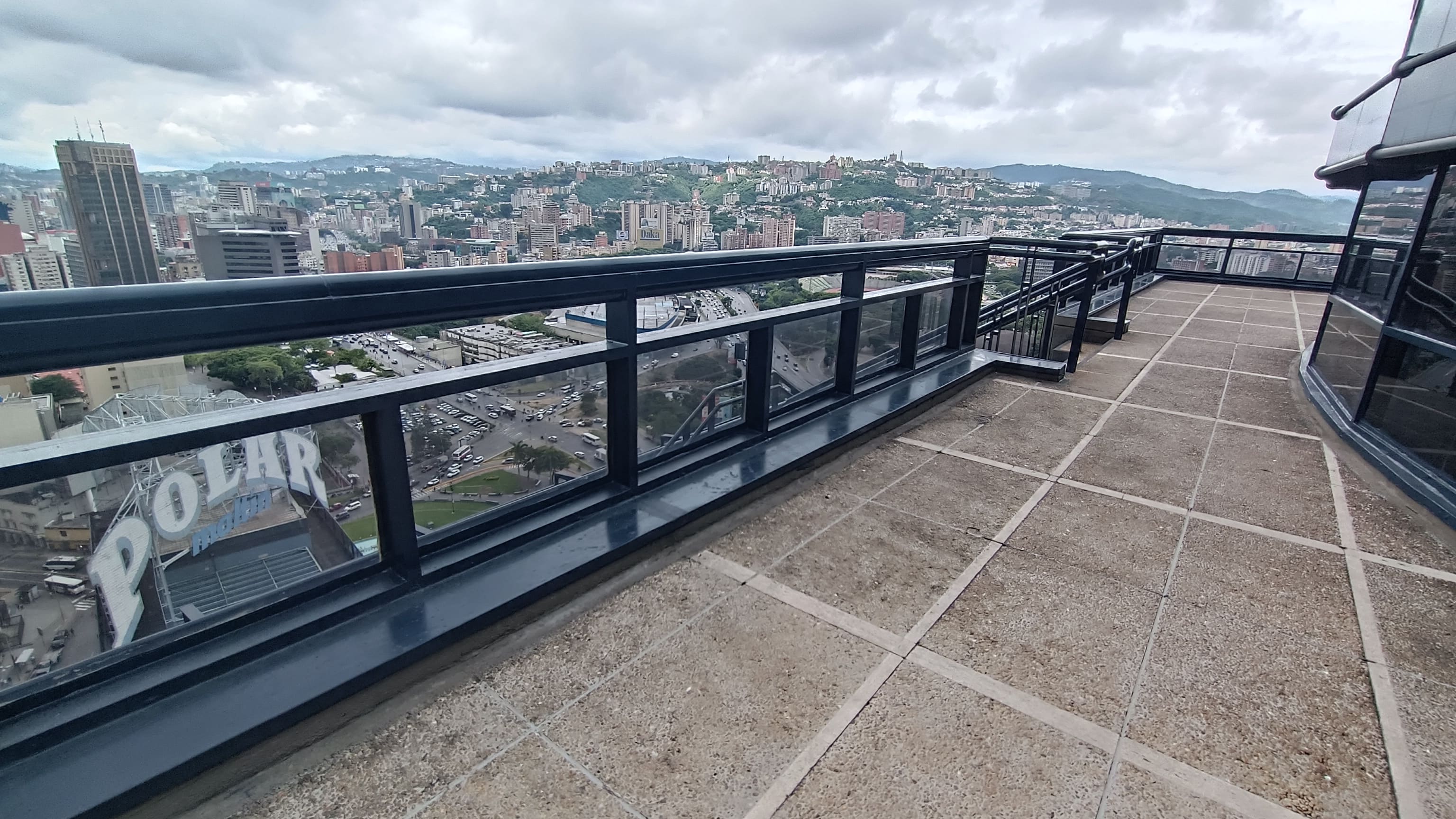 Terraza vista ciudad
